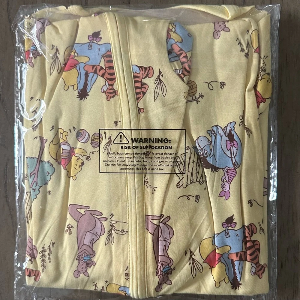 Little Sleepies Bamboo Zippy Disney Playtime with Pooh Unisex Size 2T Tigger NWT